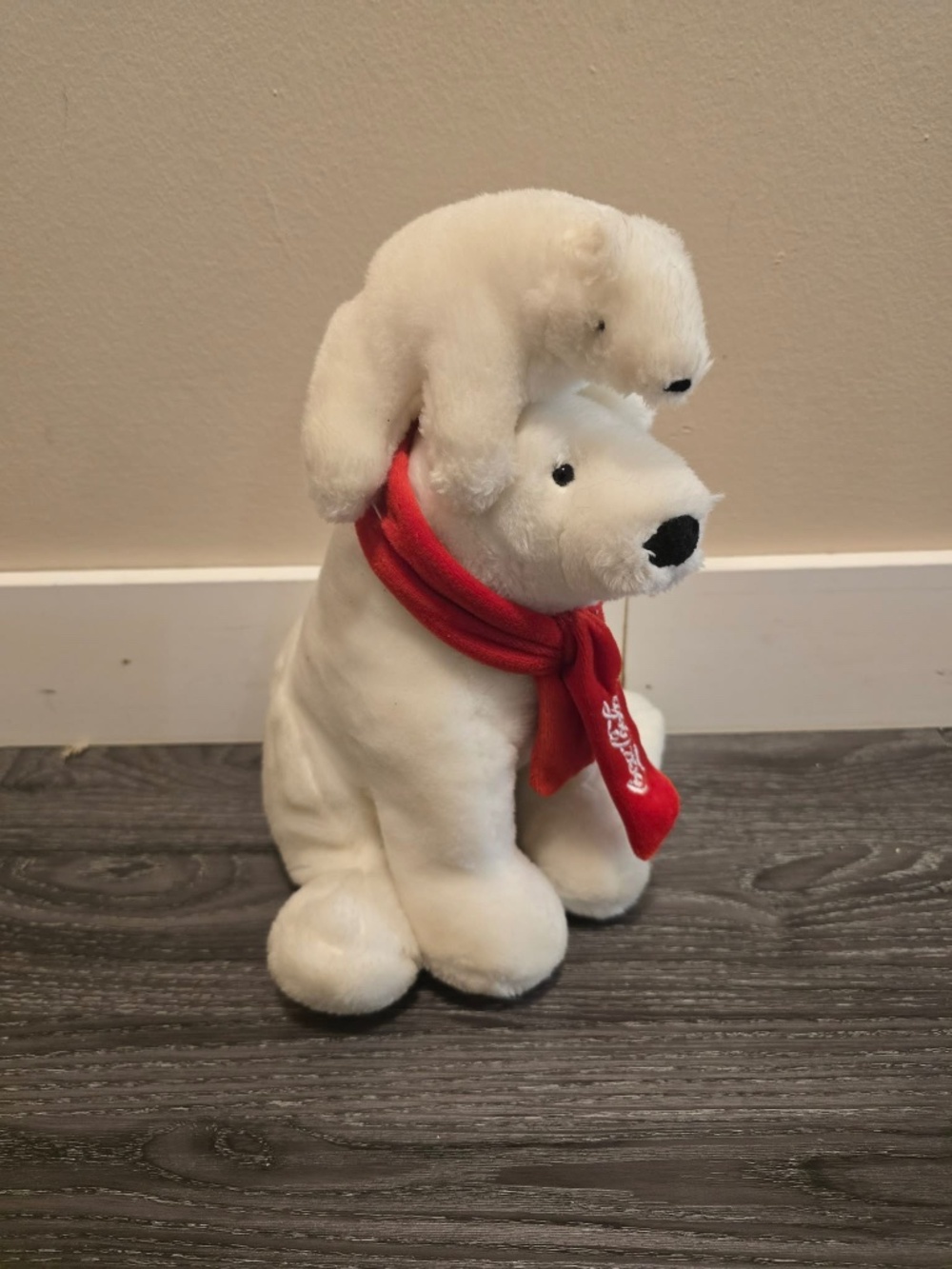 Coca Cola Bear with Cub Plush